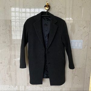 Grey Uniqlo long coat